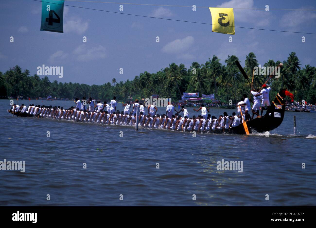 Nehru Trophy Boat Race, Punnamada Lake , Alappuzha, Kerala, India Stock ...