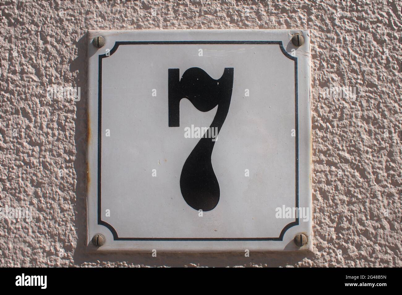 House Number 7 Attached To A Wall Stock Photo Alamy house-number-7-attached-to-a-wall-stock-photo-alamy