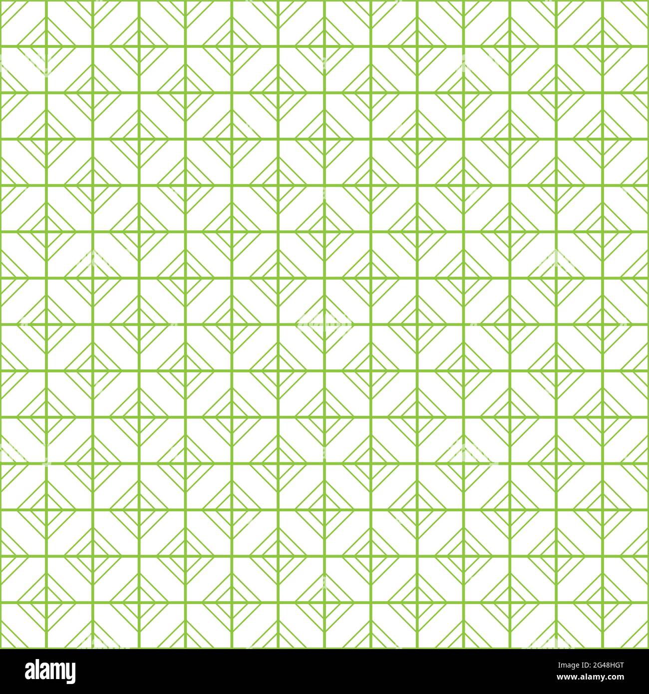 Green seamless pattern on white background, background made with lines ...