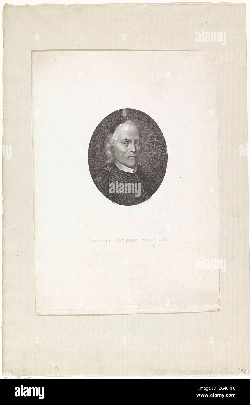 Portrait of historian and writer Ludovico Antonio Muratori; Portraits