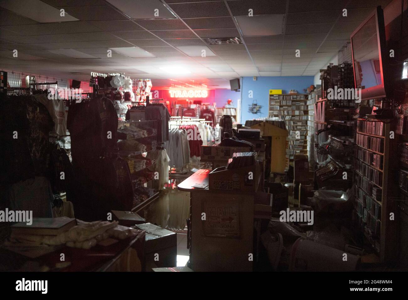 BLOOMINGTON, INDIANA JUNE 18 Tracks record store is flooded after a