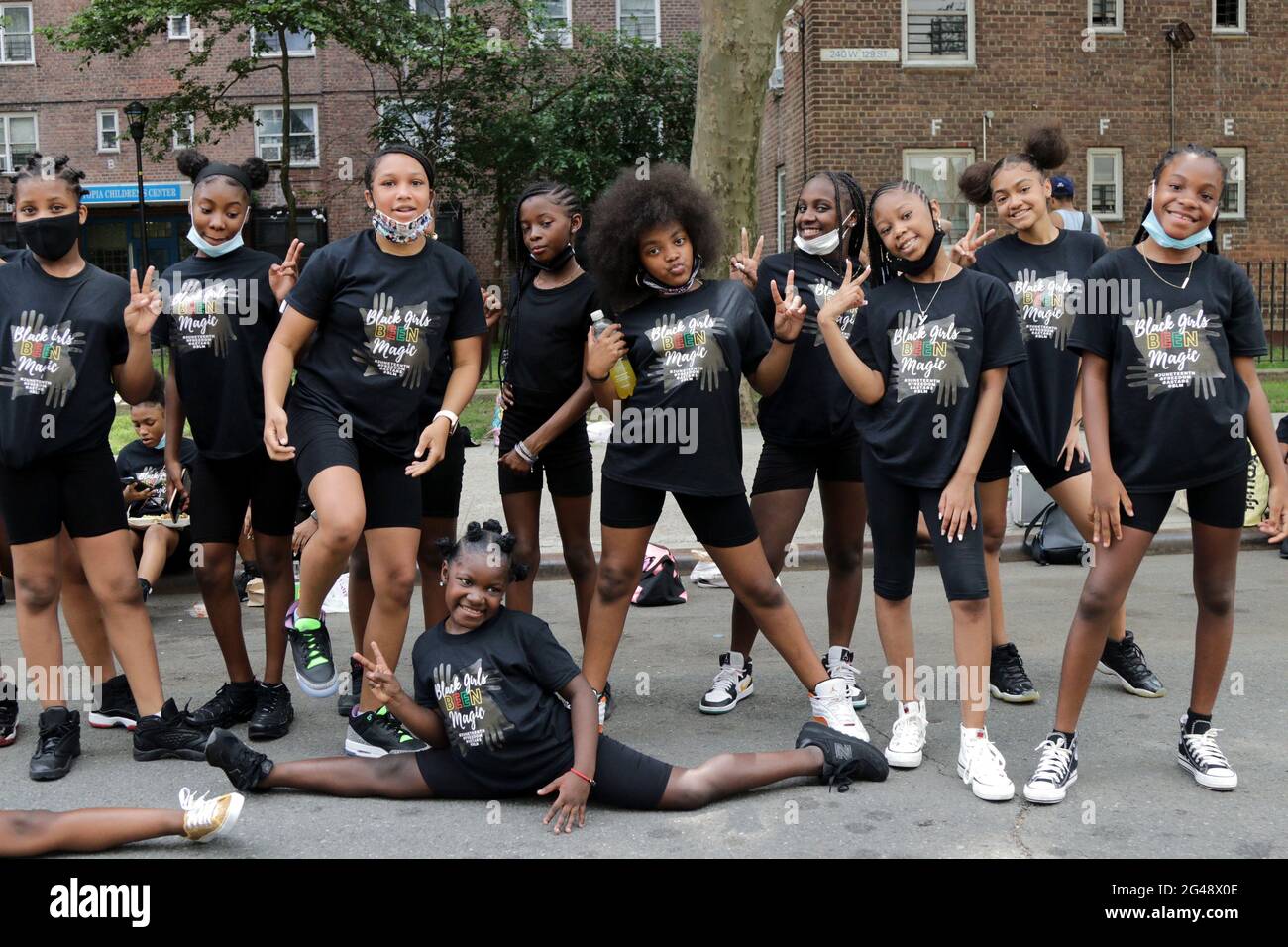 Harlem Celebration Block Party, New York, NY USA Stock Photo