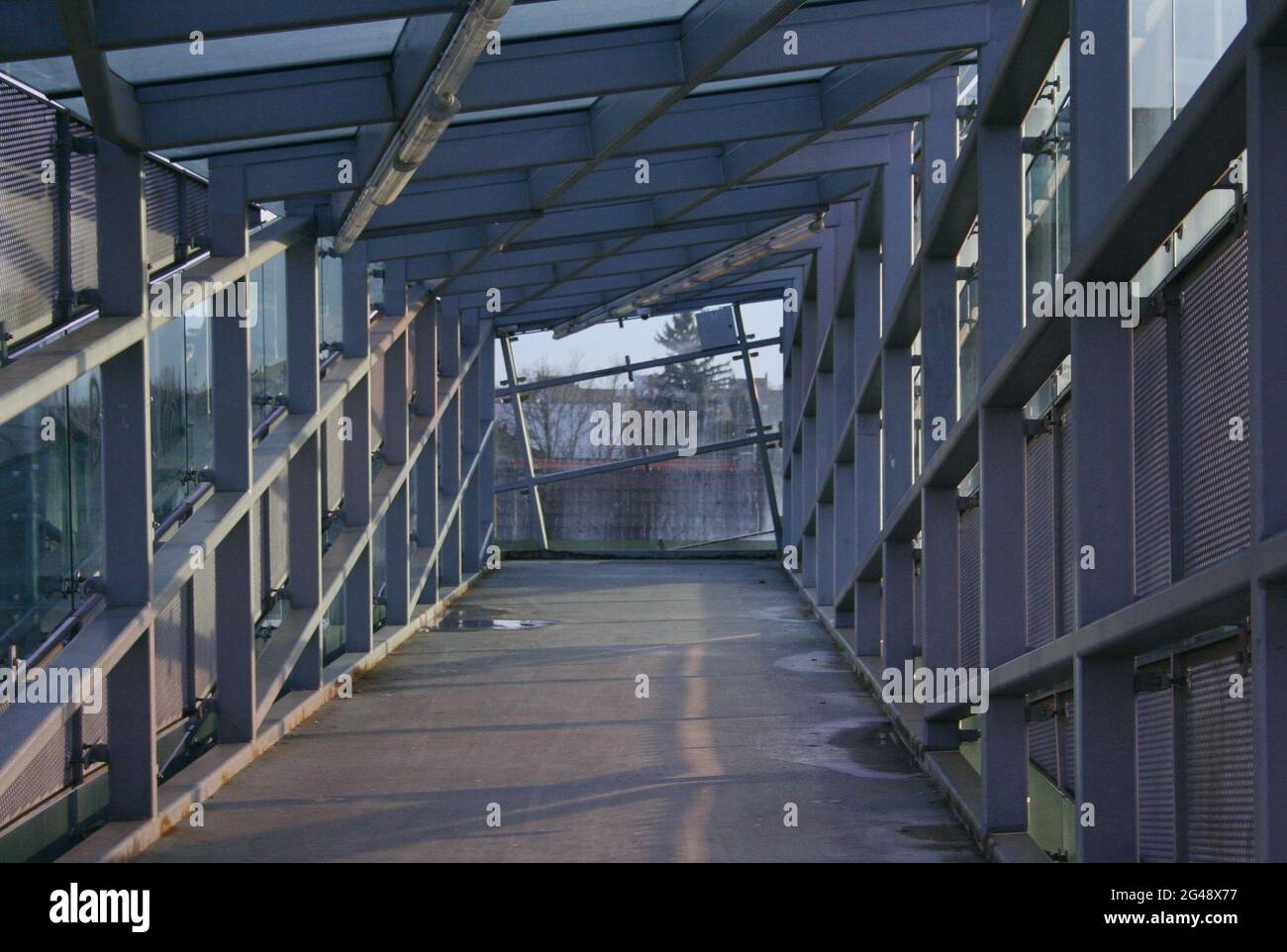 Interesting abstract bridge structure Stock Photo - Alamy