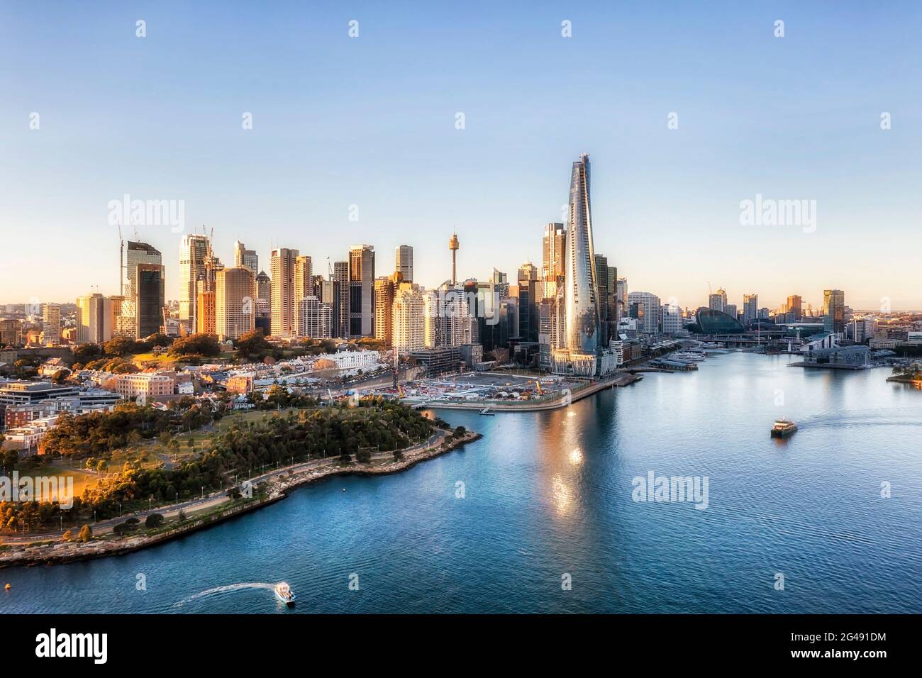 Barangaroo skyline from darling harbour hires stock photography and images Alamy