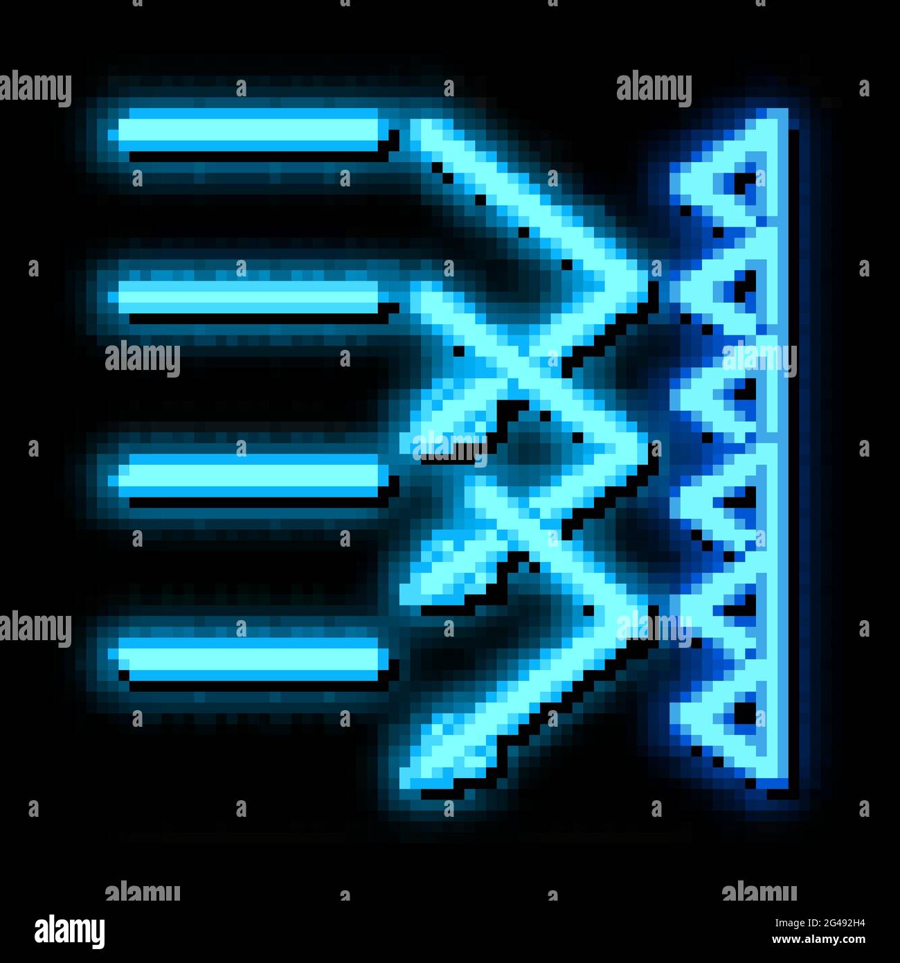 sound obstacle neon glow icon illustration Stock Vector Image & Art - Alamy