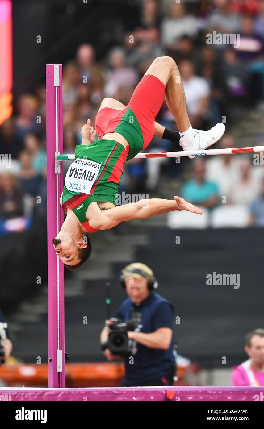 Edgar Rivera (Mexico). High Jump Final. IAAF World Championships London