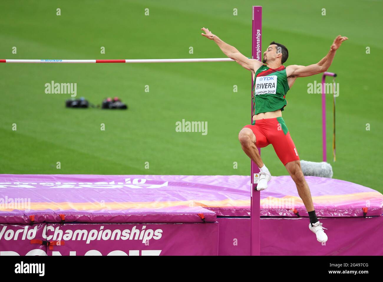 Edgar Rivera (Mexico). High Jump Final. IAAF World Championships London 2017 Stock Photo Alamy