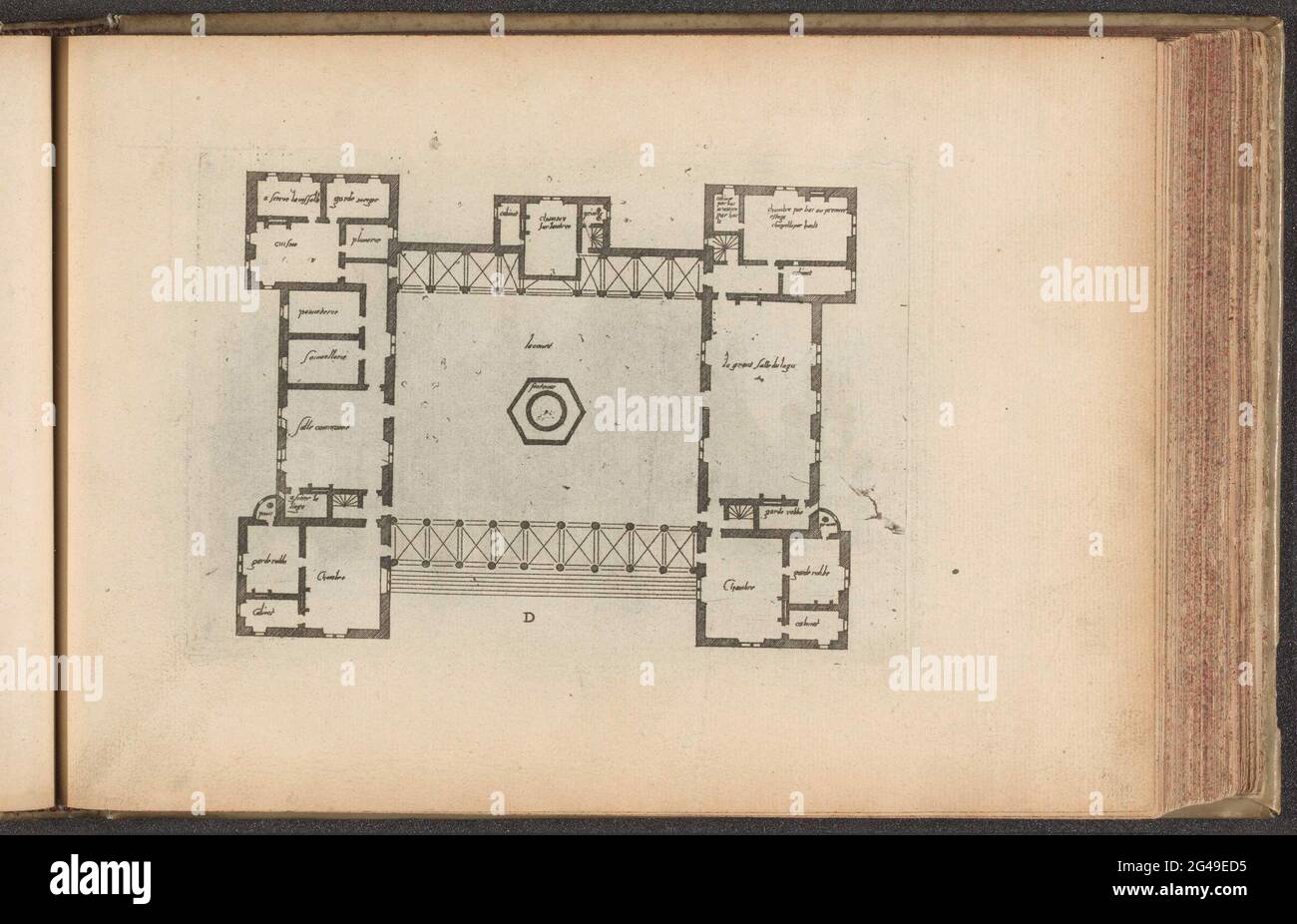 Map of Landhuis D Logis domestiques - Map Of Landhuis D Logis Domestiques Petit Habitations Floor Plans And Models Of French Country Houses This Print Is Part Of An Album 2G49ED5 