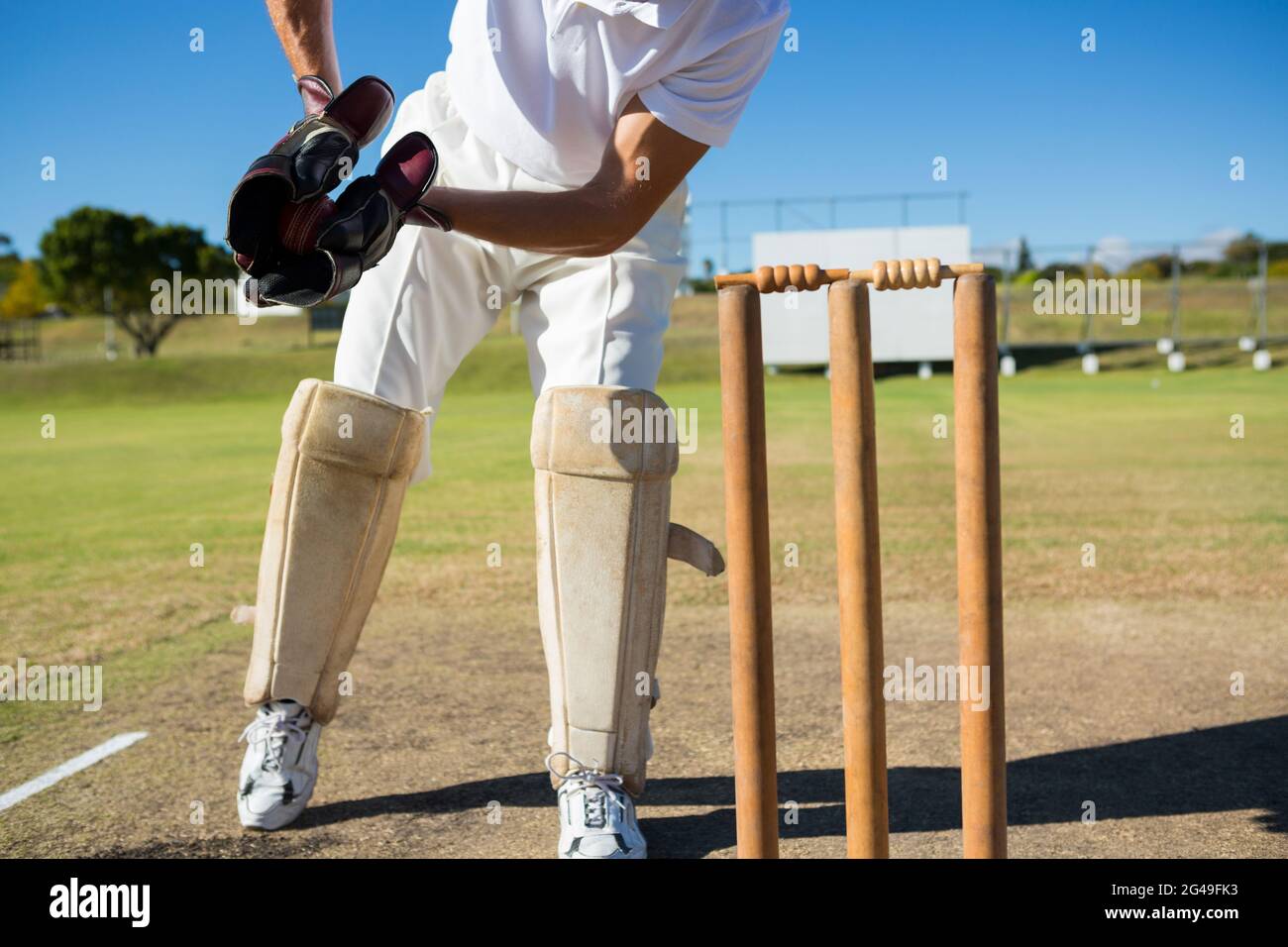 Wicket stump hires stock photography and images Alamy