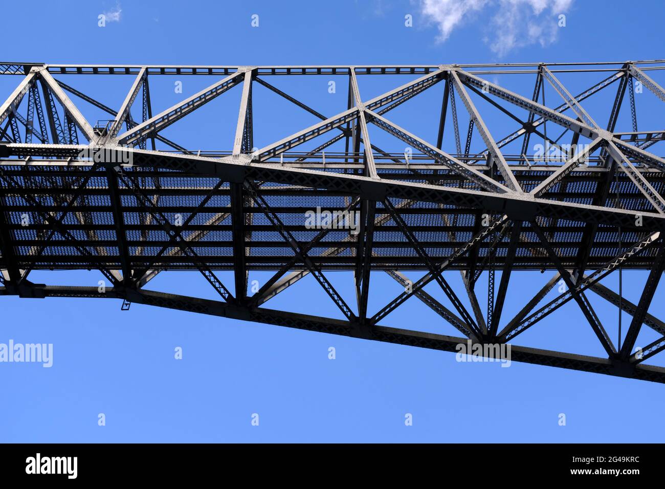 Steel truss cantilever bridge hi-res stock photography and images - Alamy