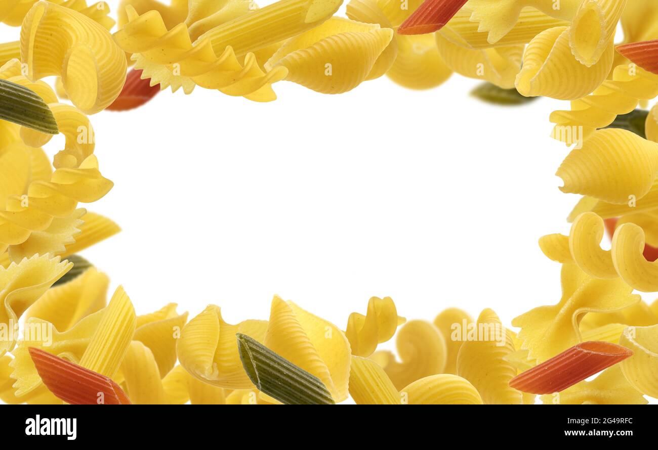 Italian pasta frame for menu design template Stock Photo Alamy