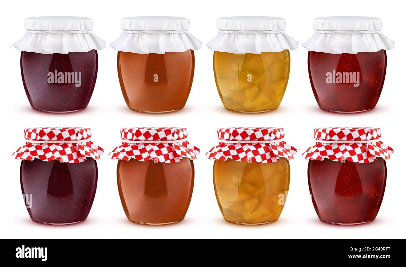 Strawberry fruit glass jam hi-res stock photography and images - Alamy
