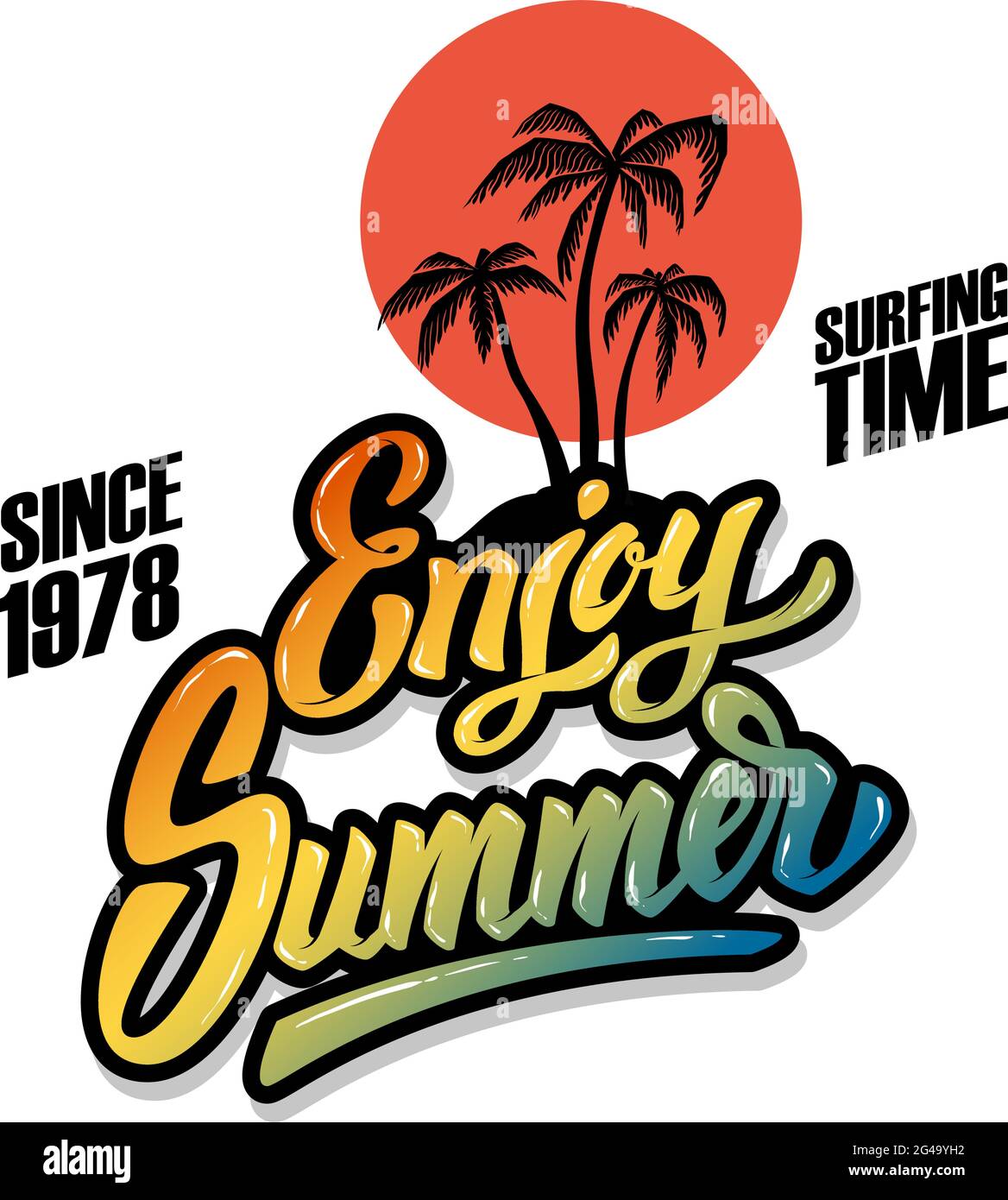Enjoy Summer Graphic by AI King · Creative Fabrica