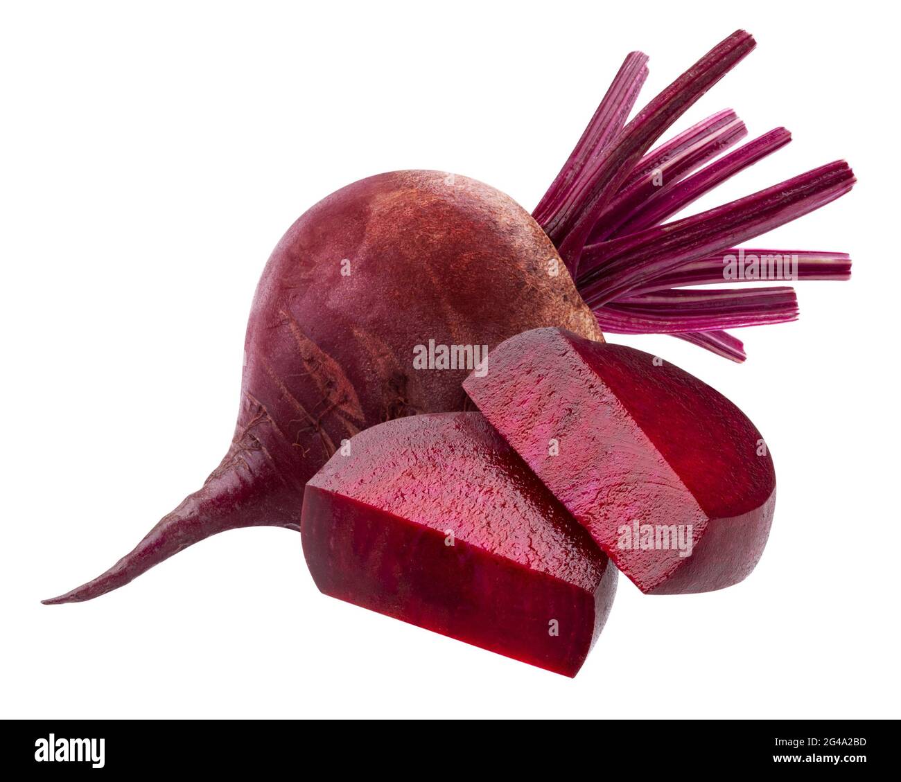 Beetroot isolated on white background Stock Photo