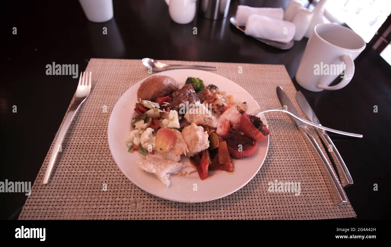 food buffet hotel restaurant in Pattaya Thailand all you