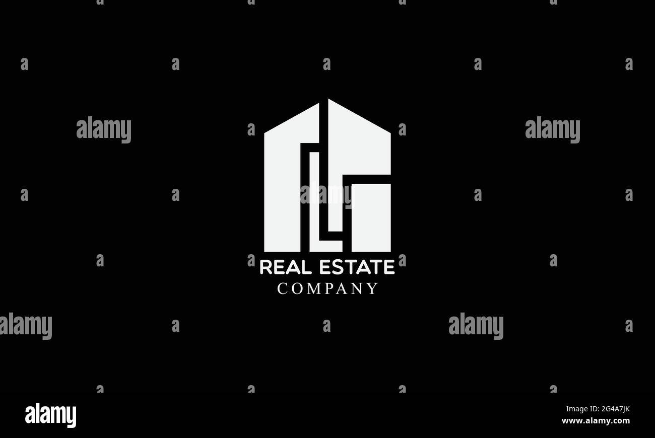 Real Estate Vector Logo Template. Abstract House Logo Design Vector ...
