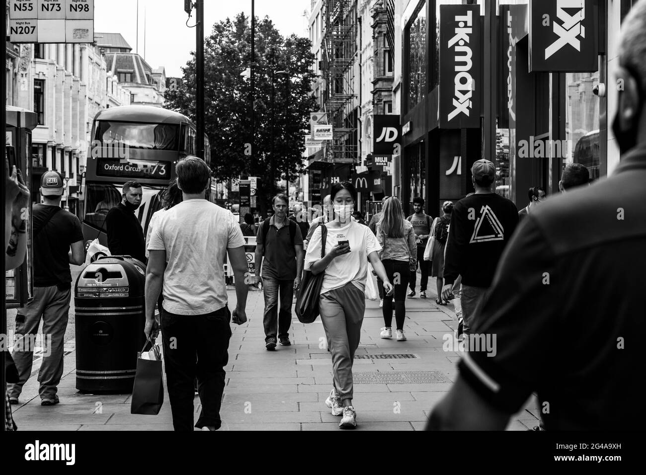 London West End Regents Street Oxford Street Stock Photo - Alamy