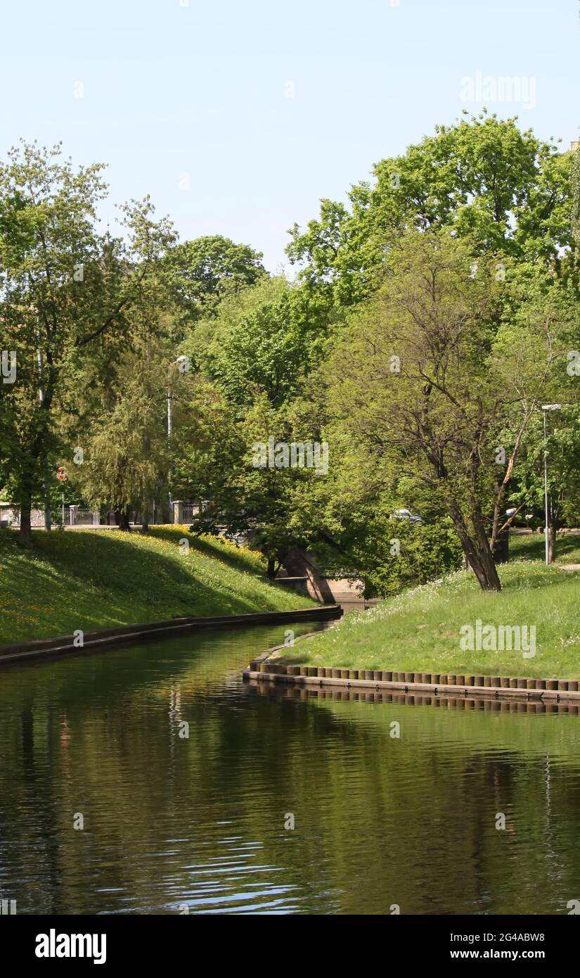 Riga In Spring Riga canal cruise hi-res stock photography and images - Alamy