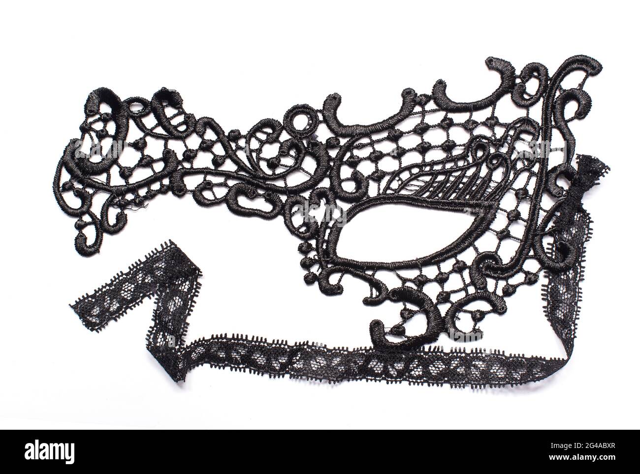 Maschera Di Carnevale In Pizzo Elegante - The Lace Mask Co. Per Feste, Balli E Halloween