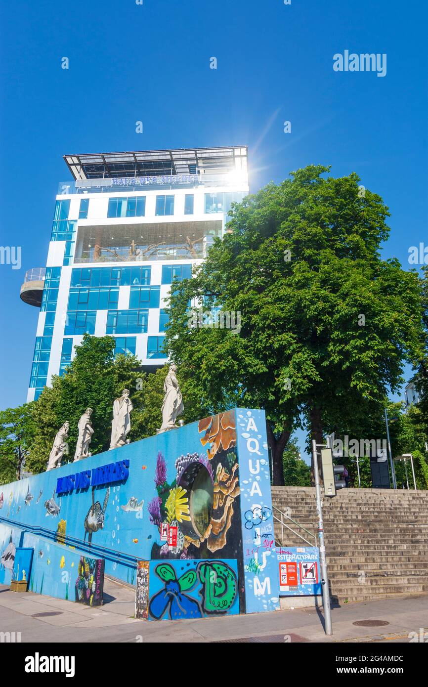 Wien, Vienna: Haus des Meeres (HdM, House of the Sea) public aquarium ...