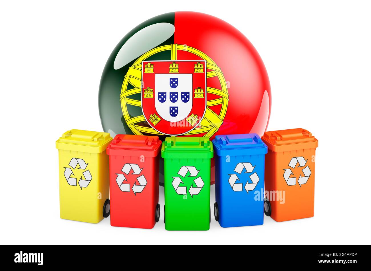 Waste Recycling In Portugal Colored Recycling Bins With Portuguese waste-recycling-in-portugal-colored-recycling-bins-with-portuguese