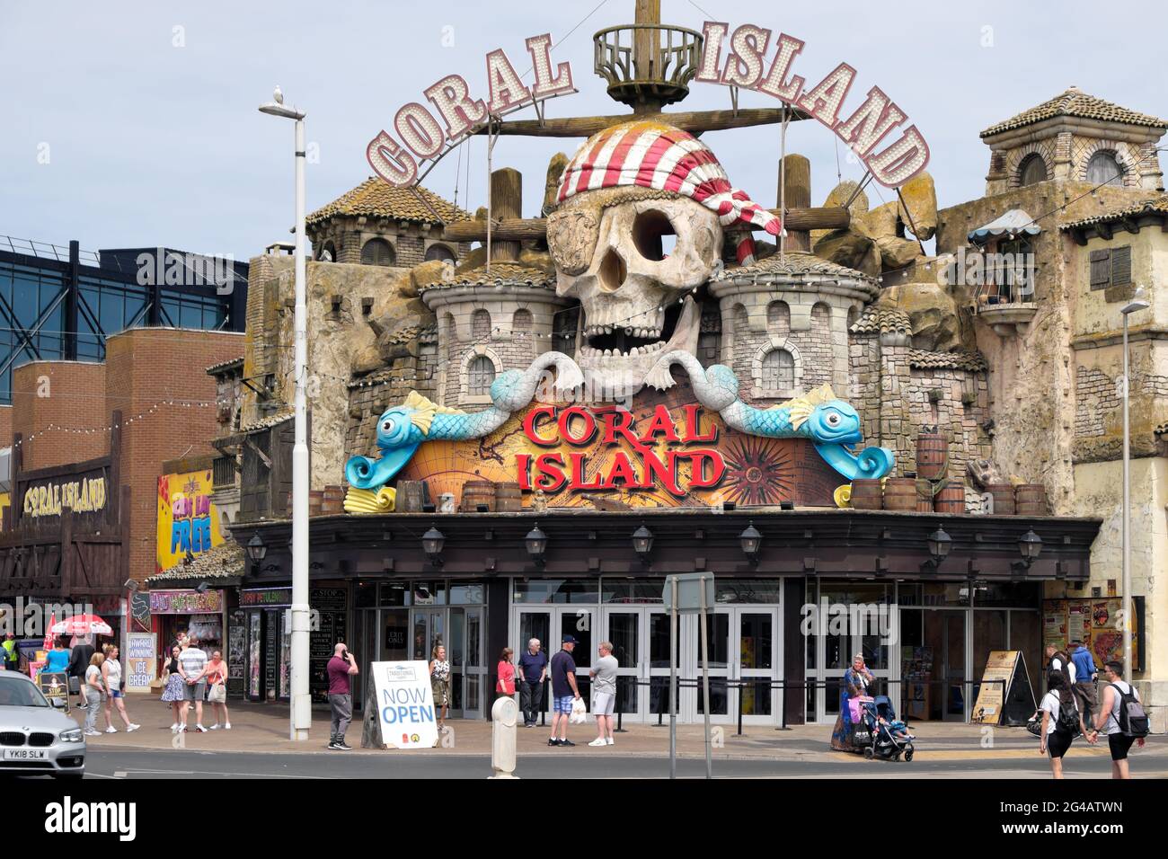 Coral Island On The Seafront At Blackpool In The British Resort Of