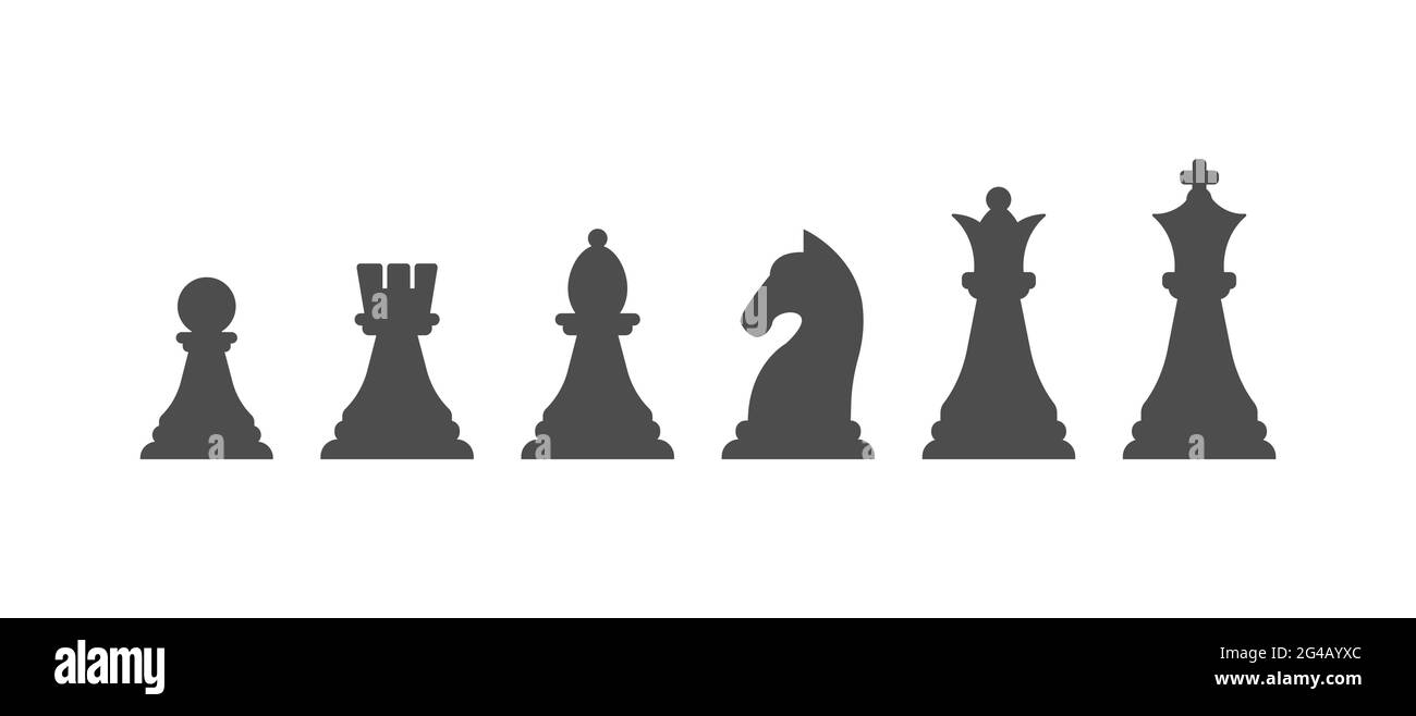 Chess Pieces With A Compass In The Background High-Res Vector