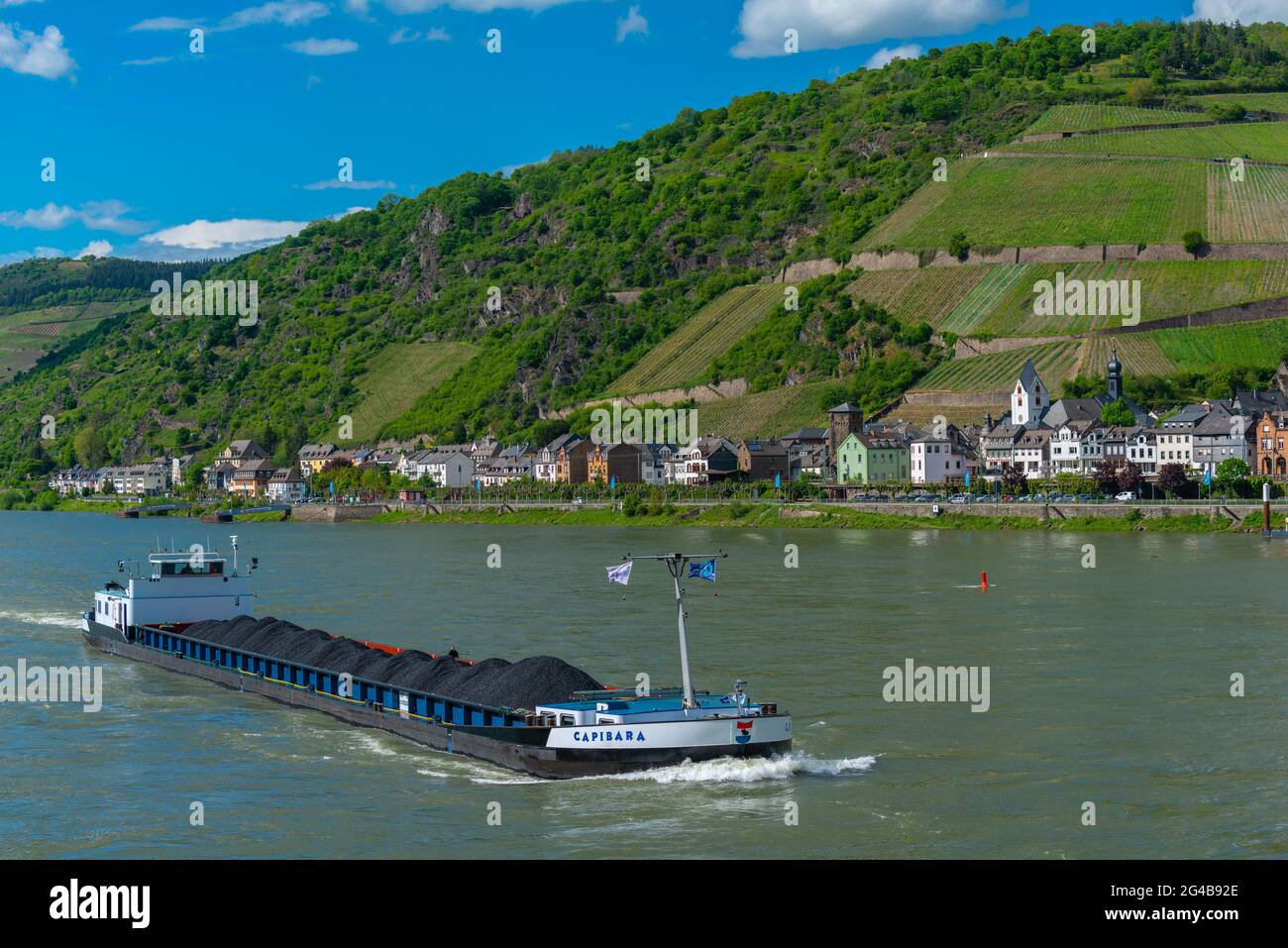 UNESCO World Heritage,  Rhine Valley, Rhineland-Palatinate, Germany Stock Photo
