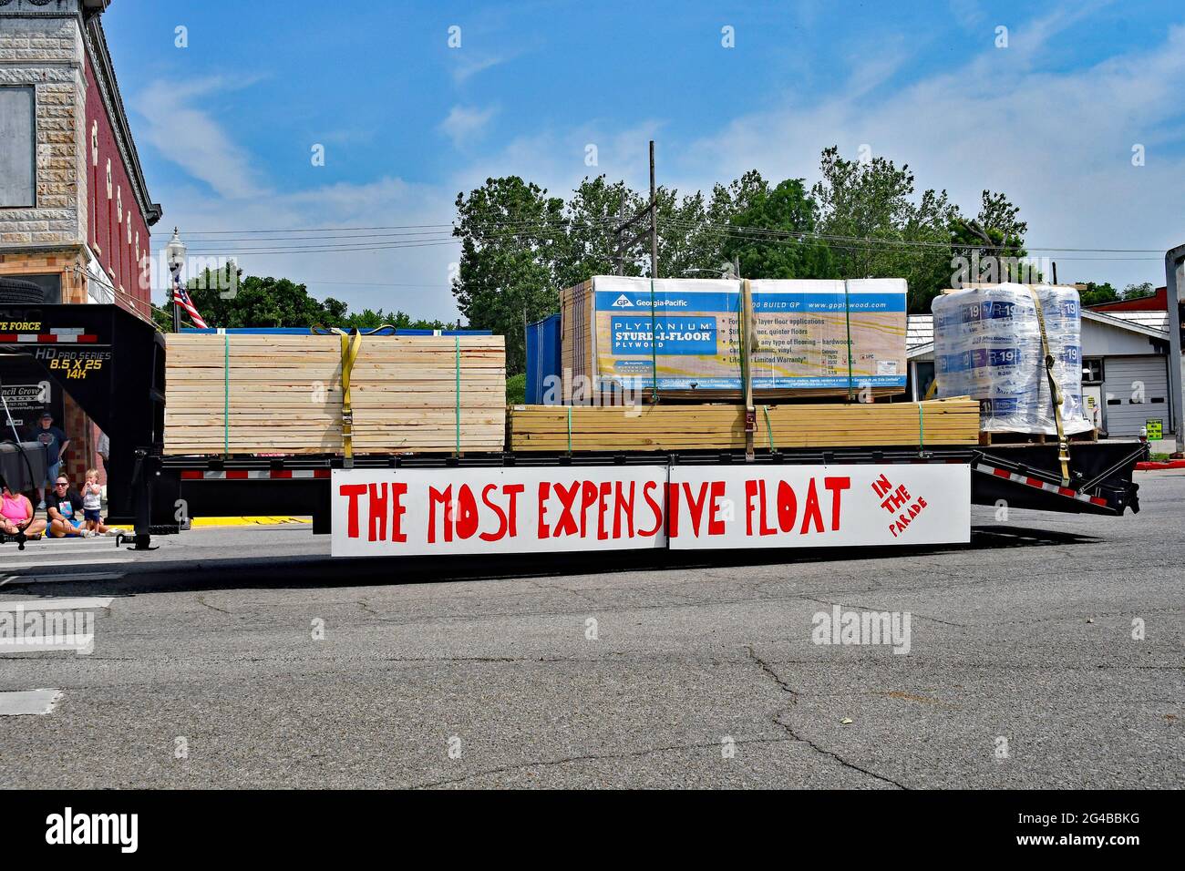 Adams Homestore of Council Grove entered the most expensive float with