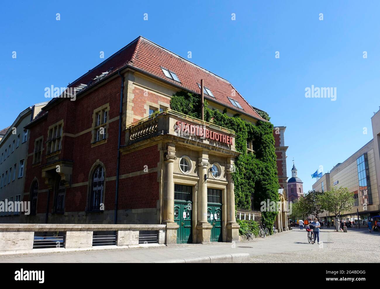 City library, Spandau, Berlin Stock Photo