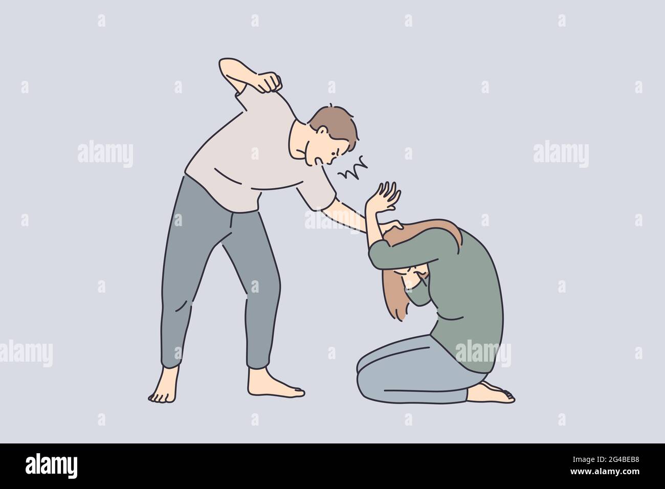 Family abuse and fighting concept. Angry man husband cartoon character standing bitting scared winab feeling furious using hands vector illustration Stock Vector Image & Art - Alamy Family abuse and fighting concept. Angry man husband cartoon character standing bitting scared winab feeling furious using hands vector illustration Stock Vector Image & Art - Alamy