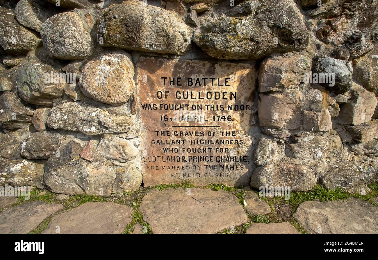 Culloden Moor was the site of the Battle of Culloden in 1746 near