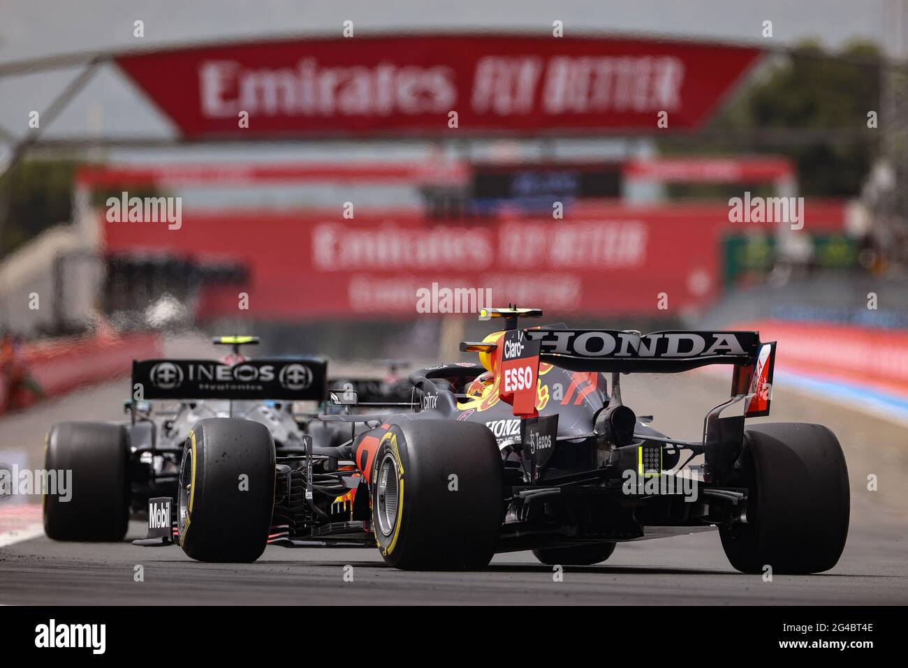 Sergio Perez (MEX) Red Bull Racing RB16B. 20.06.2021. Formula 1 World Championship, Rd 7, French Grand Prix, Paul Ricard, France, Race Day.  Photo credit should read: XPB/Press Association Images. Stock Photo