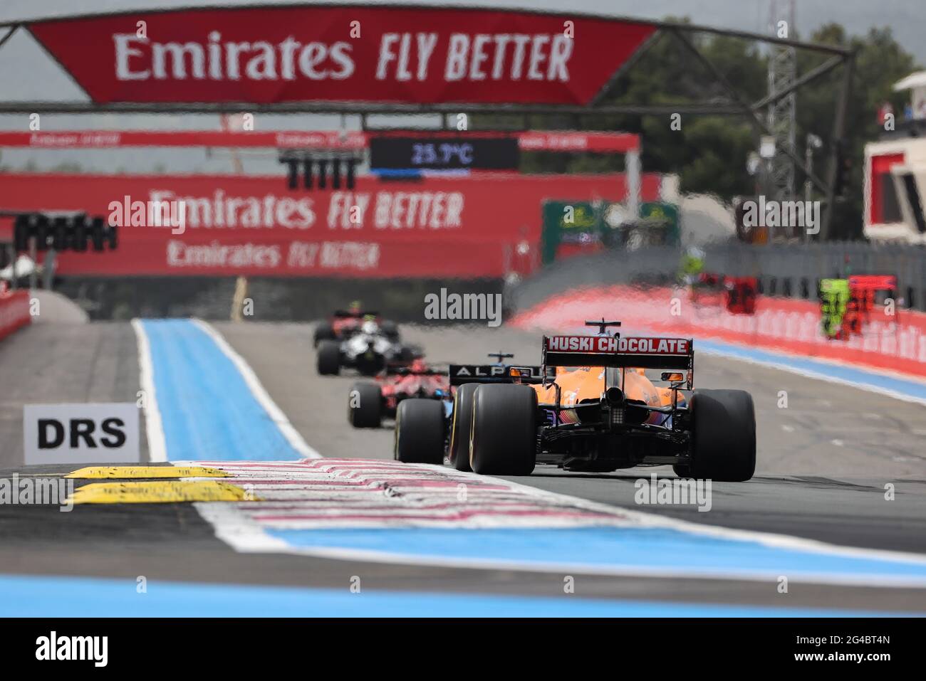 Daniel Ricciardo (AUS) McLaren MCL35M. 20.06.2021. Formula 1 World Championship, Rd 7, French Grand Prix, Paul Ricard, France, Race Day.  Photo credit should read: XPB/Press Association Images. Stock Photo