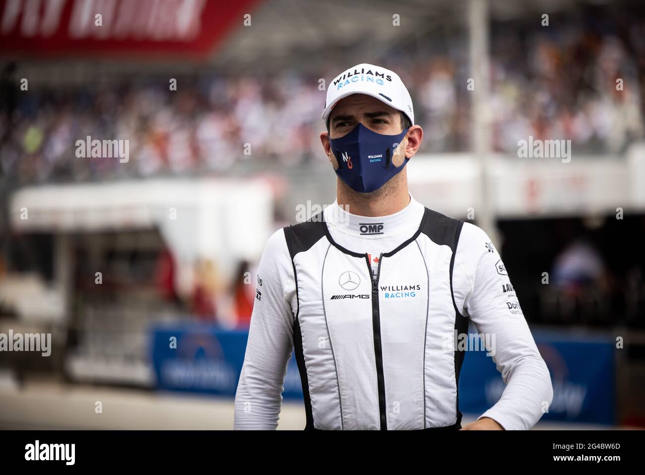 Nicholas Latifi (CDN) Williams Racing. French Grand Prix, Sunday 20th June 2021. Paul Ricard, France. Stock Photo