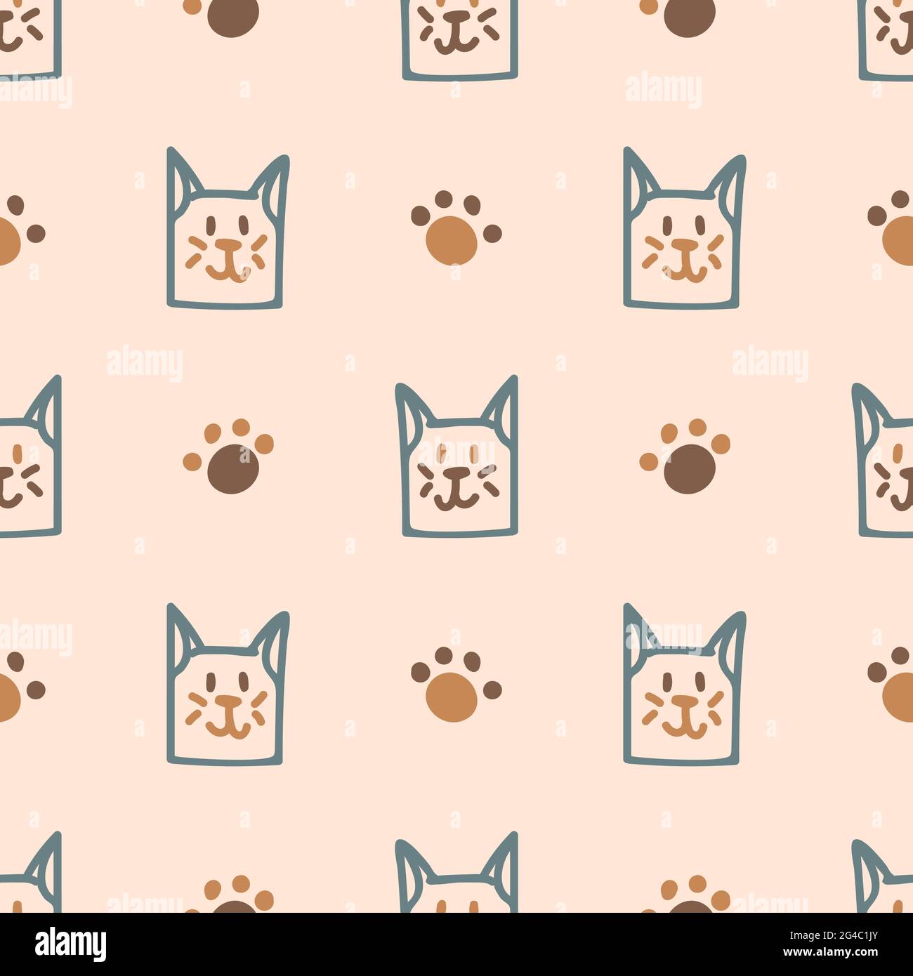 Two tone cat Stock Vector Images Alamy