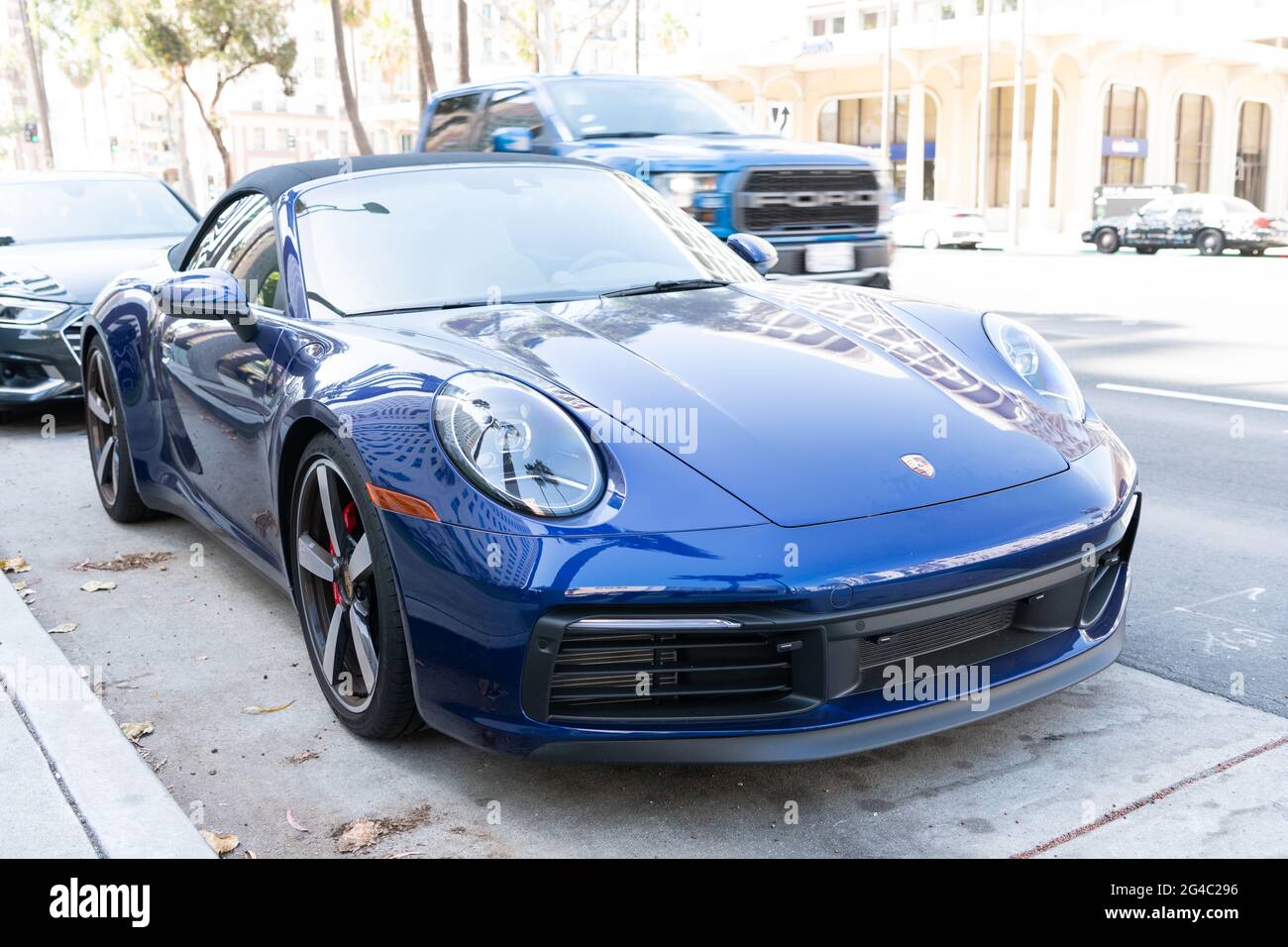 Long Beach, California USA - April 11, 2021: blue Porsche 911 Carrera cabriolet. corner view Stock Photo - Alamy Long Beach, California USA - April 11, 2021: blue Porsche 911 Carrera cabriolet. corner view Stock Photo - Alamy