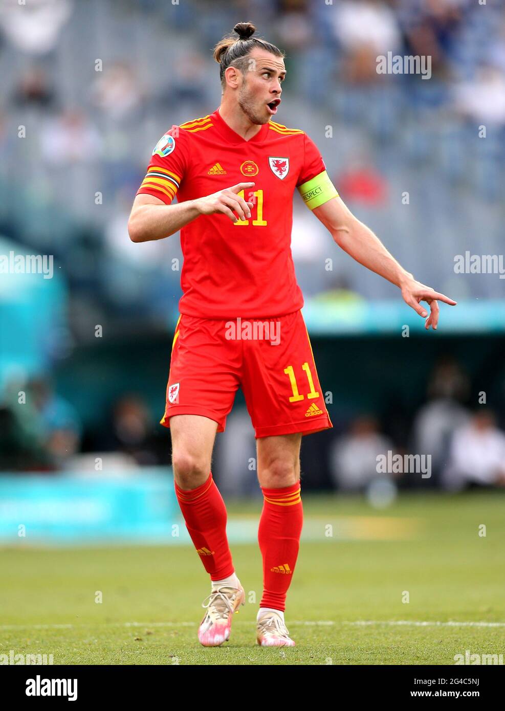 Wales Gareth Bale During The Uefa Euro Group A Match At The Stadio Olimpico Rome Picture Date Sunday June 21 Stock Photo Alamy