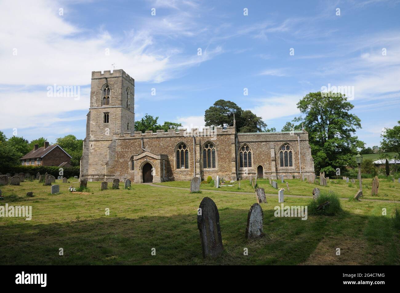 St Nicholas Church, Wilden, Bedfordshire Stock Photo