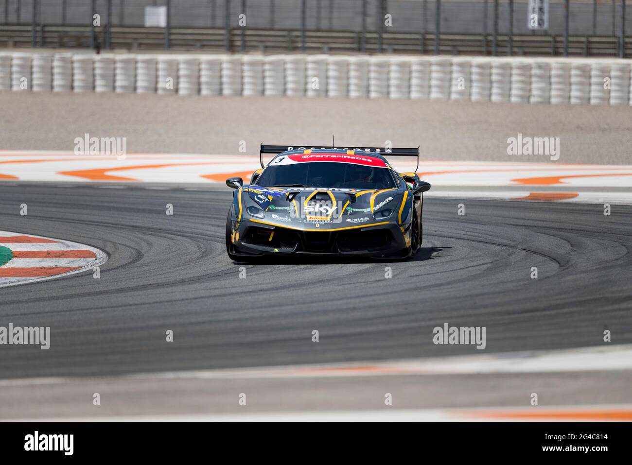 Valencia Spain th June 21 Niccolo Schiro Number 3 Of Rossocorsa Team In Action During The Pirelli Trophy Round 4 Of The Ferrari Challenge In Valencia The Ferrari Challenge Is Held At The
