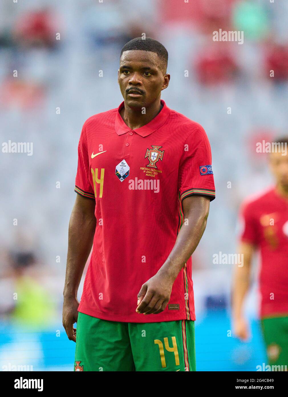 Munich, Germany. 19th June, 2021. William CARVALHO, Por 14  in the Group F match PORTUGAL - GERMANY 2-4  at the football UEFA European Championships 2020 in Season 2020/2021 on June 19, 2021  in Munich, Germany. © Peter Schatz / Alamy Live News Stock Photo