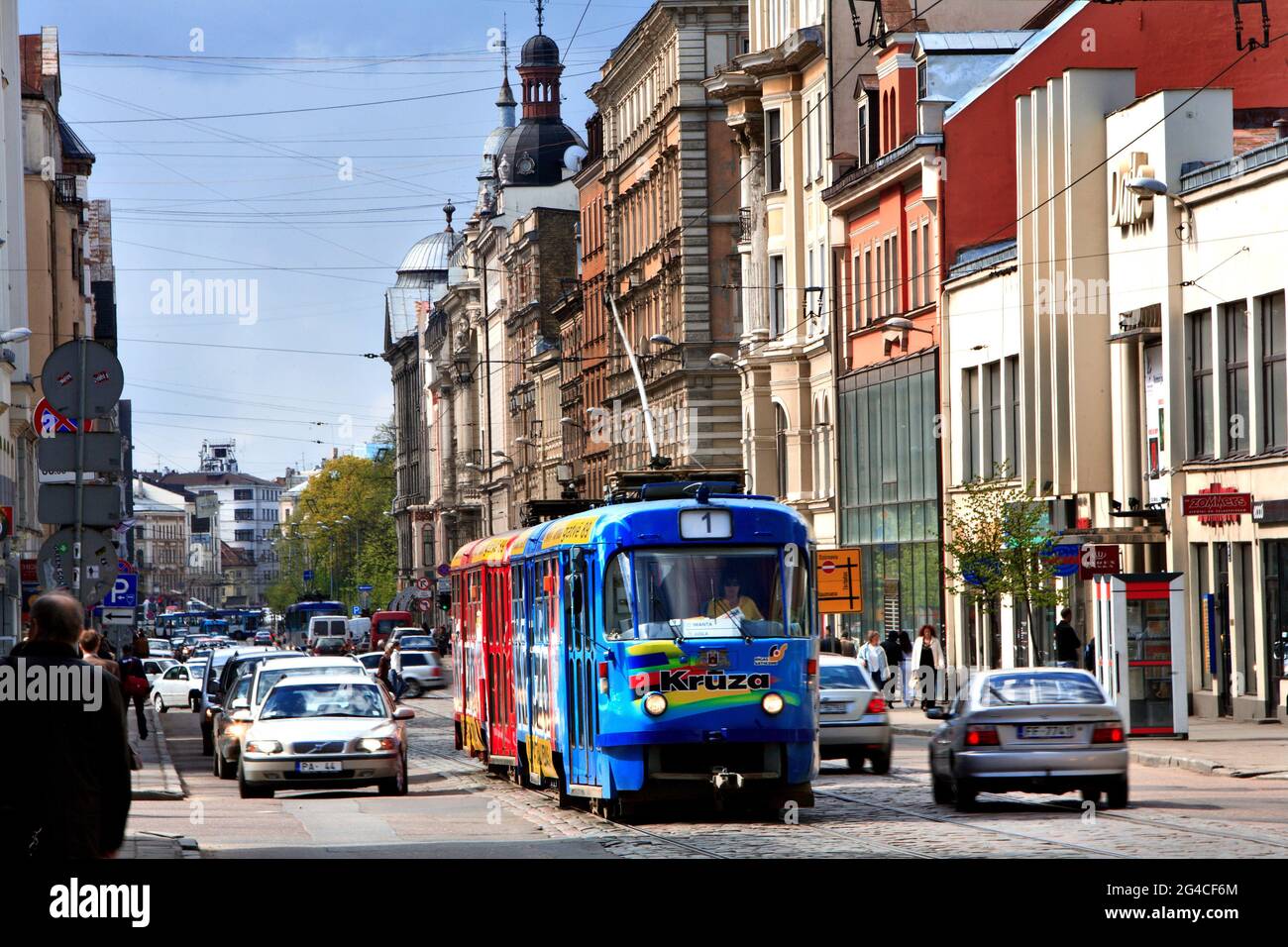 Riga tramway hi-res stock photography and images - Alamy