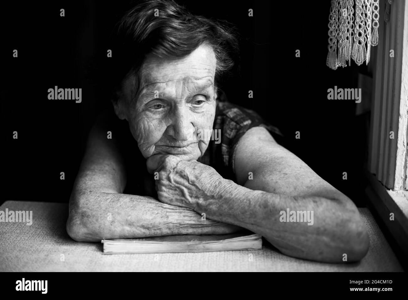 Caring house for elderly Black and White Stock Photos & Images - Alamy