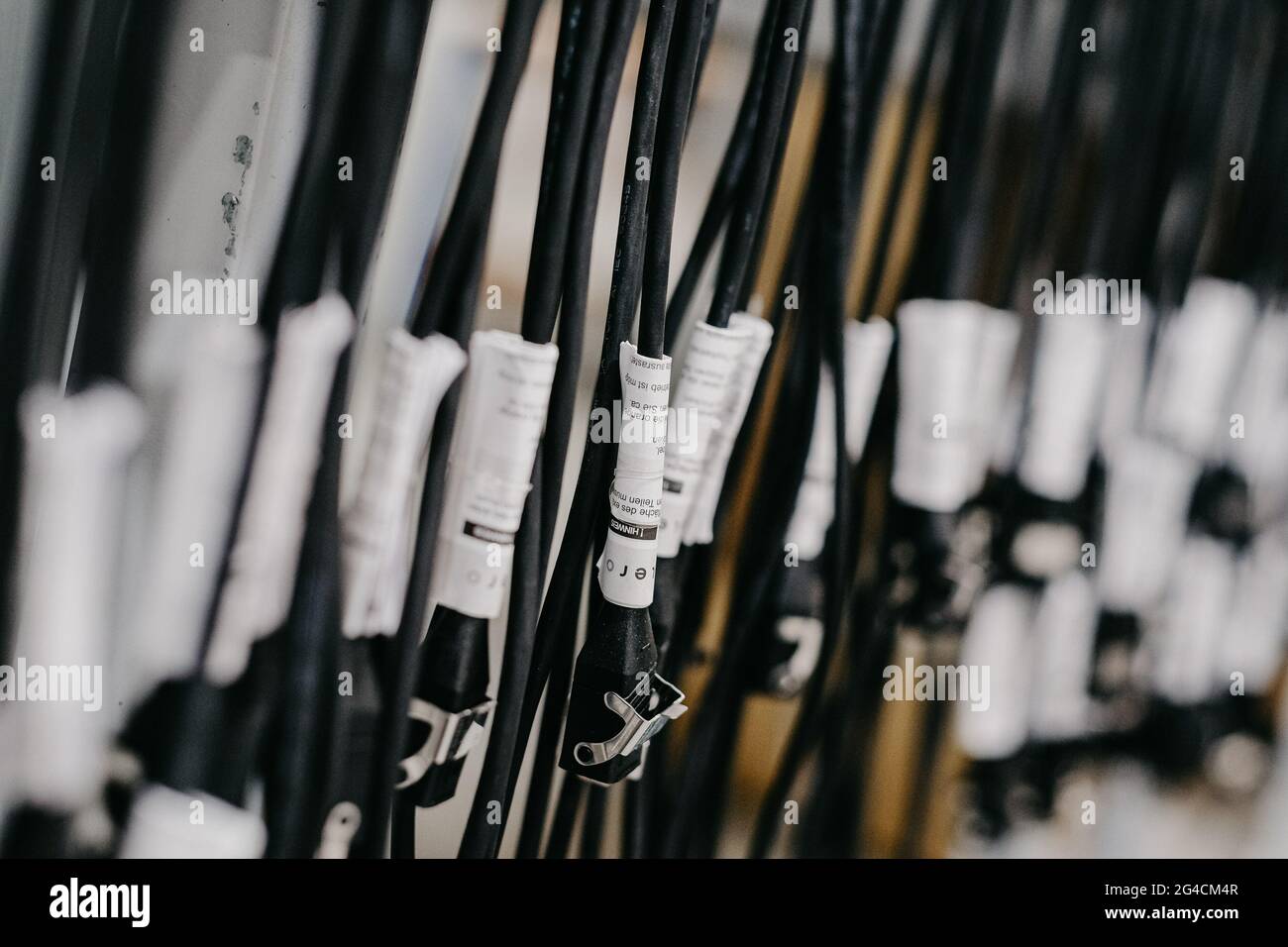 A closeup shot of machine tools at a factory Stock Photo - Alamy