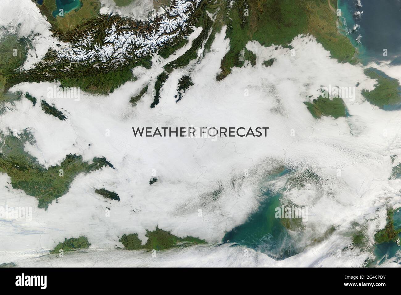 Weather Forecast Satellite Map Satellite View Of The Earth Surface, Weather Forecast Concept. Elements Of  This Image Furnished By Nasa Stock Photo - Alamy