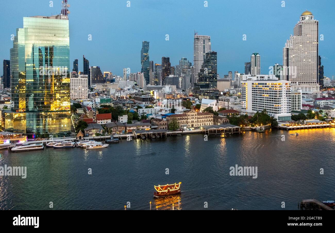 Bangkok Thailand at twilight Stock Photo - Alamy