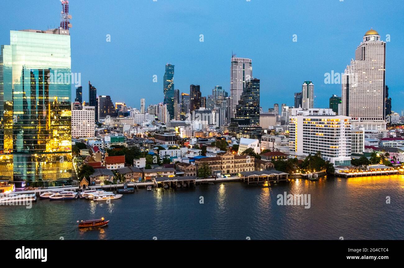 Bangkok Thailand at twilight Stock Photo - Alamy