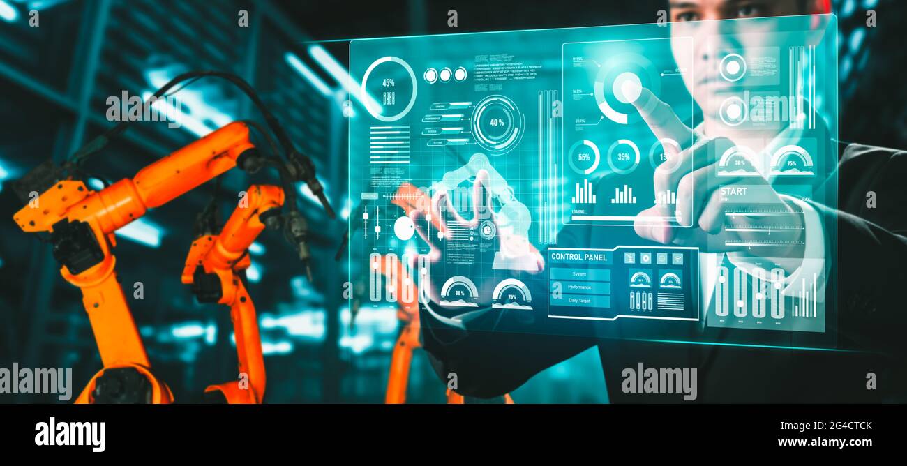 Advanced robot arm system for digital industry and factory robotic