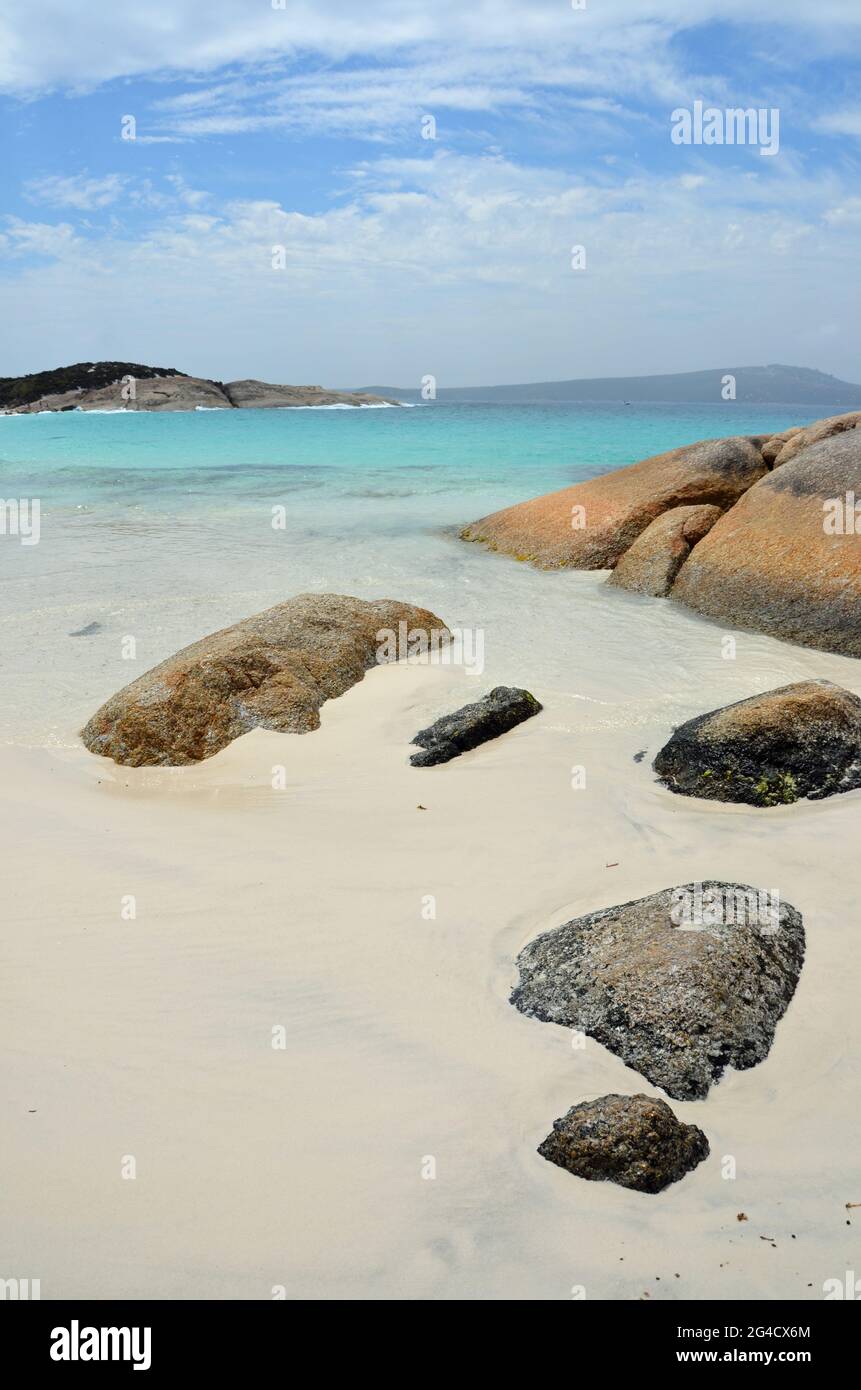 View from Little Beach Two Peoples Bay Albany Western Australia Stock Photo