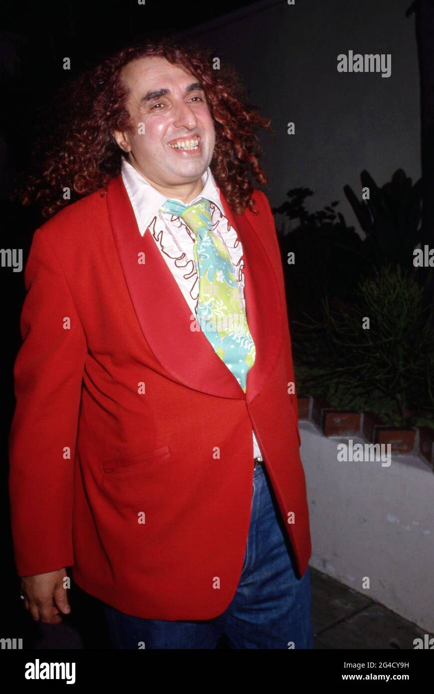 Tiny Tim 1990 Credit: Ralph Dominguez/MediaPunch Stock Photo - Alamy